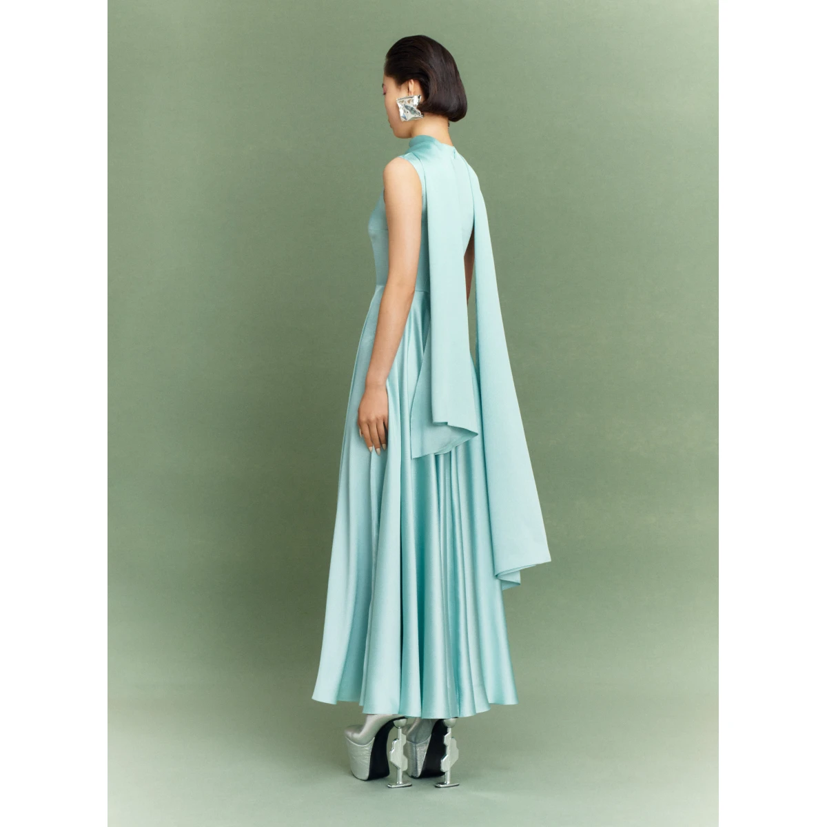 Solace London The Emelia Maxi Dress in Opal