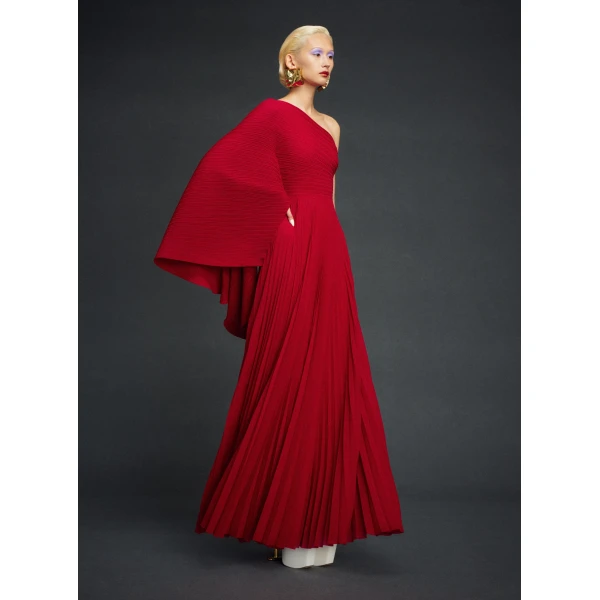 Solace London Red The Maci Maxi Dress in Ruby