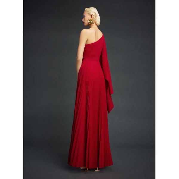 Solace London Red The Maci Maxi Dress in Ruby