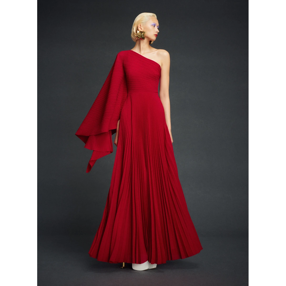 Solace London Red The Maci Maxi Dress in Ruby