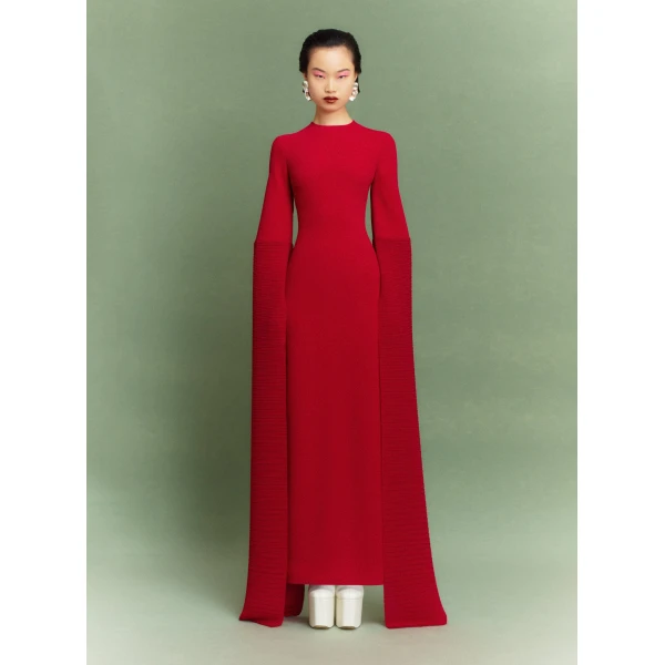 Solace London Red The Naomi Maxi Dress in Ruby