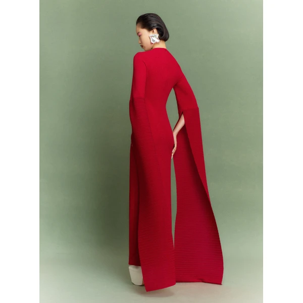 Solace London Red The Naomi Maxi Dress in Ruby