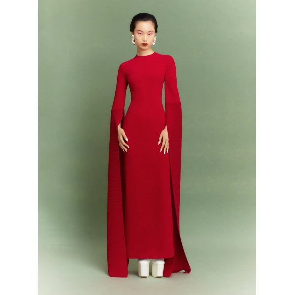 Solace London Red The Naomi Maxi Dress in Ruby