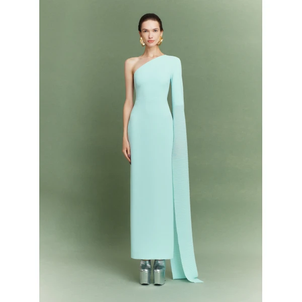 Solace London Blue The Sylvia Maxi Dress in Opal