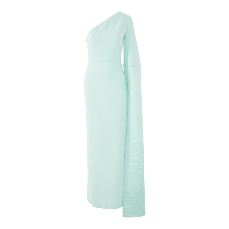 Solace London Blue The Sylvia Maxi Dress in Opal