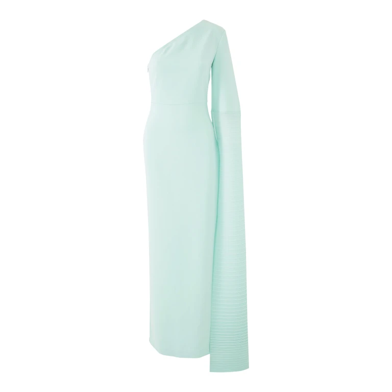 Solace London Blue The Sylvia Maxi Dress in Opal