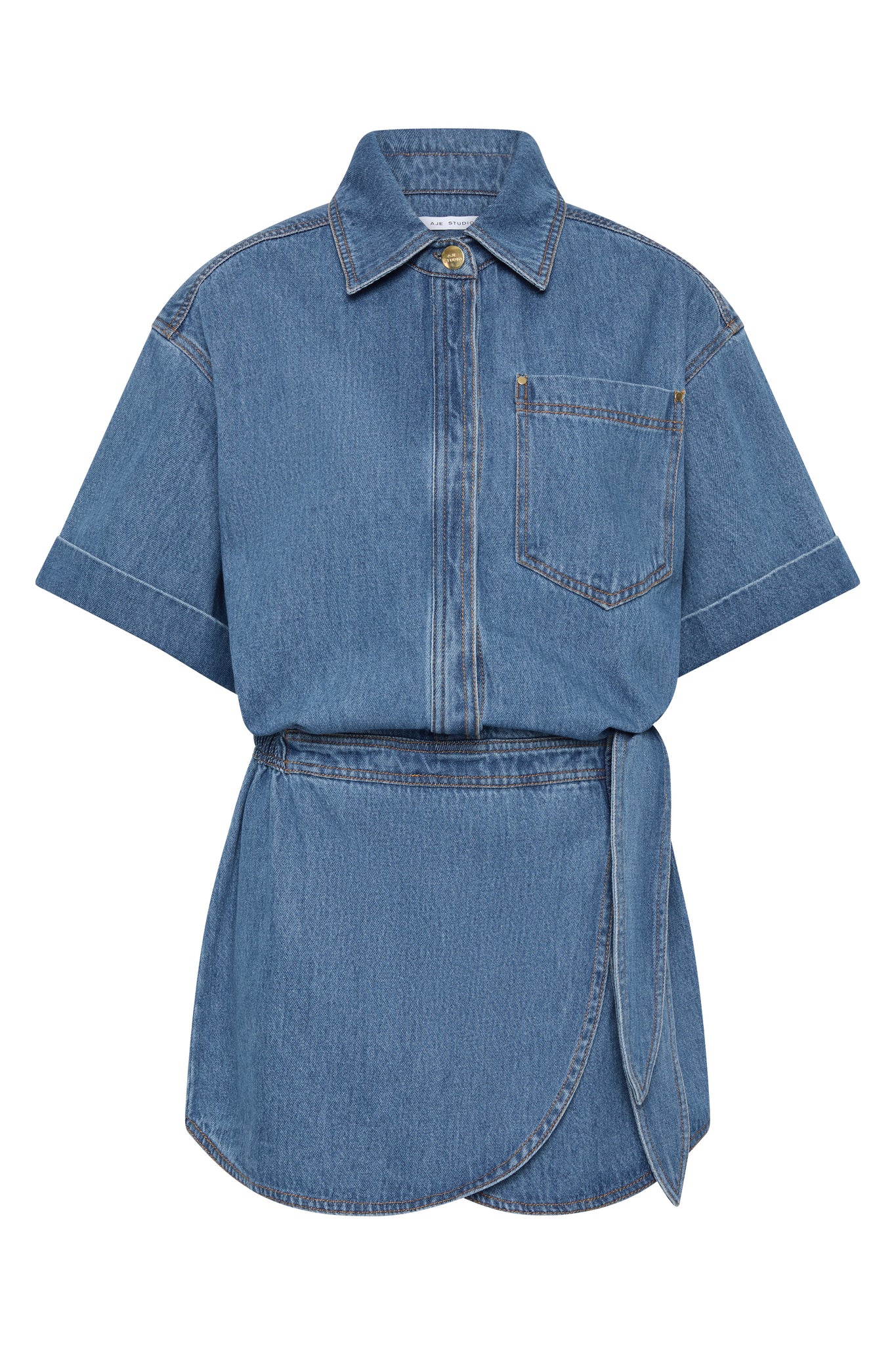 Aje Airlie Mini Shirt Dress