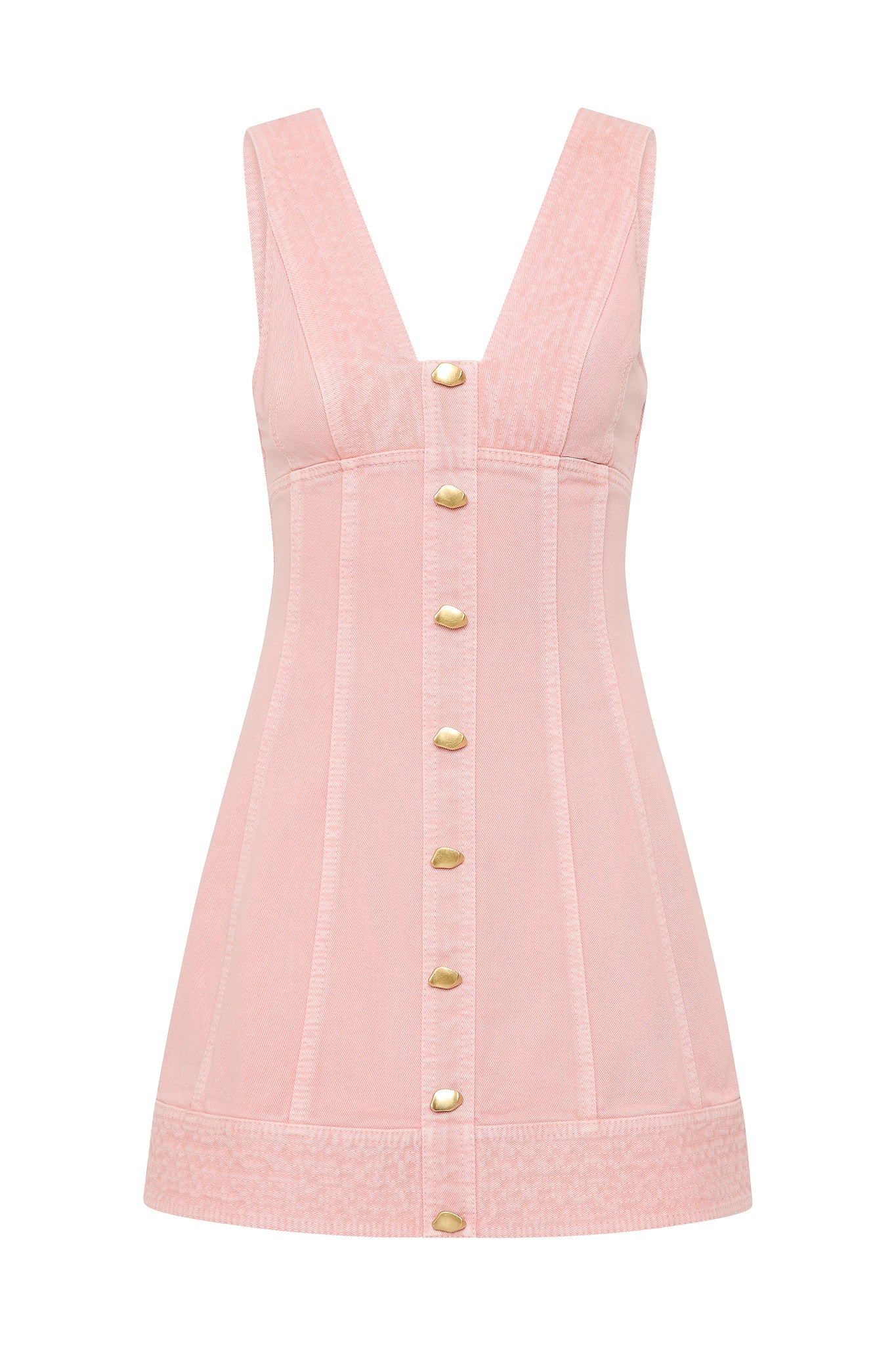 Aje Ayden Denim Mini Dress