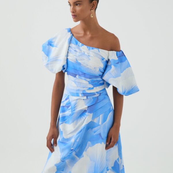 Cadence Ruched Midi Dress