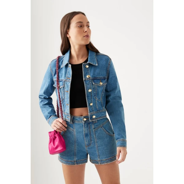 Coda Denim Cropped Jacket