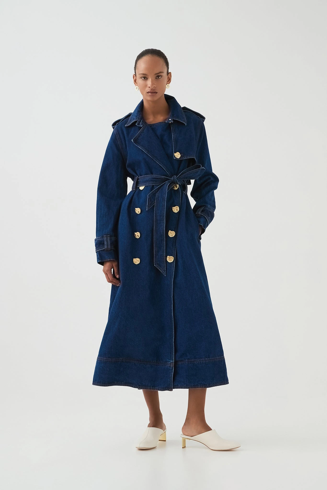 Genesis Denim Trench | Coveti