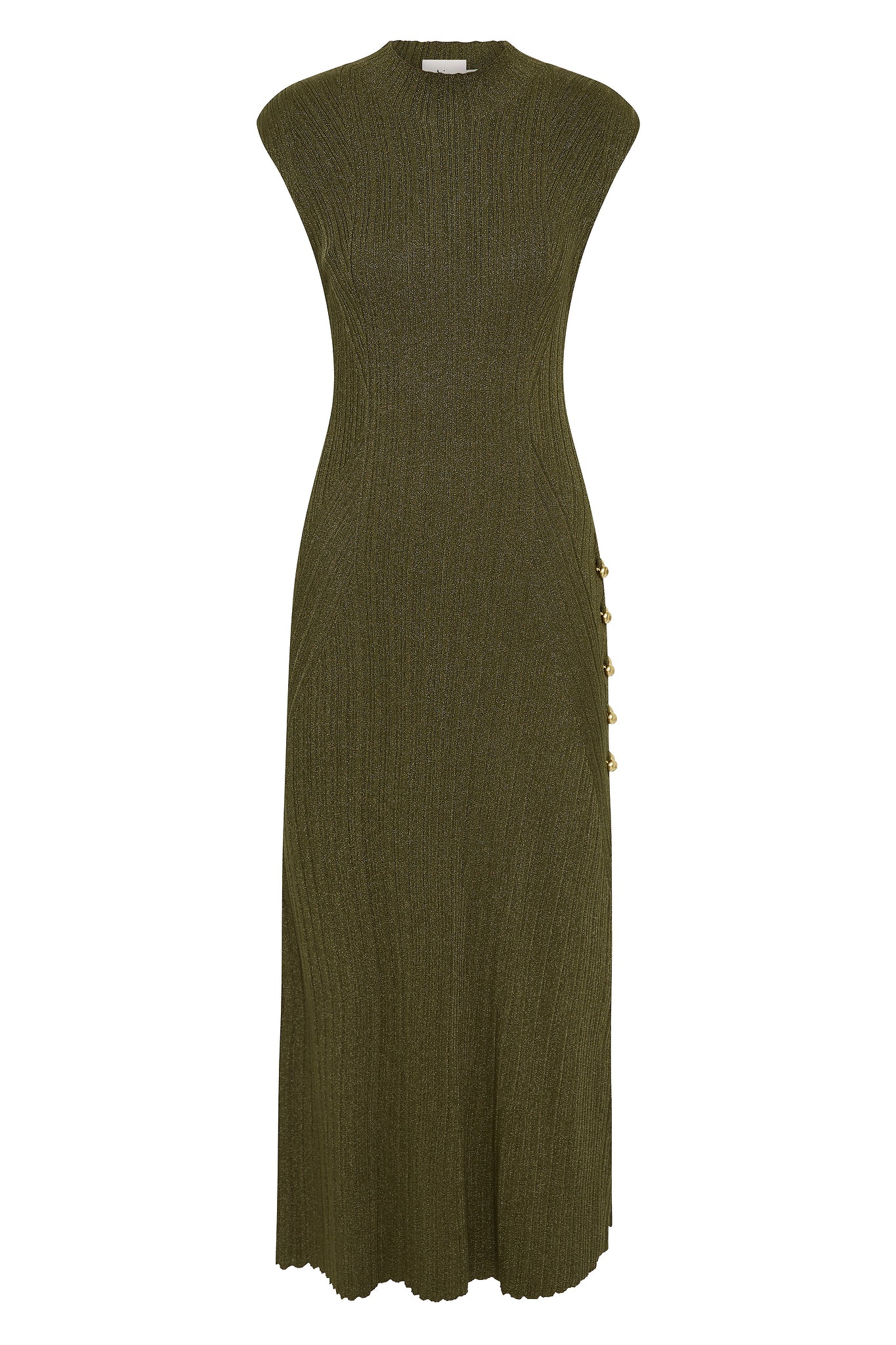 Aje Leandra Knit Midi Dress