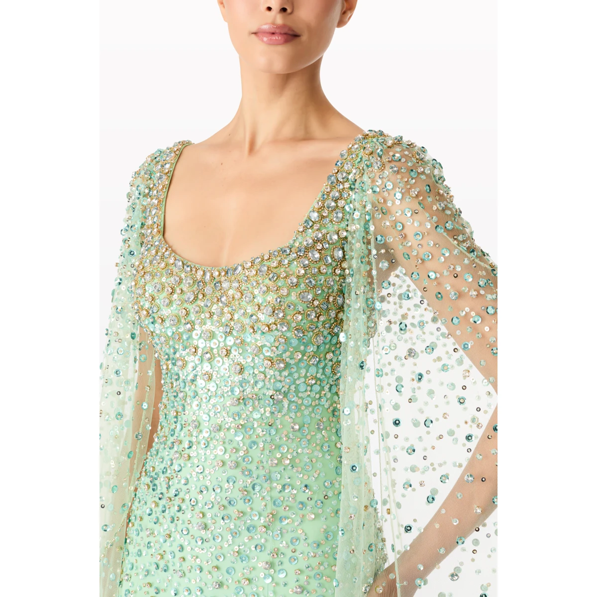 Jenny Packham  Green gown
