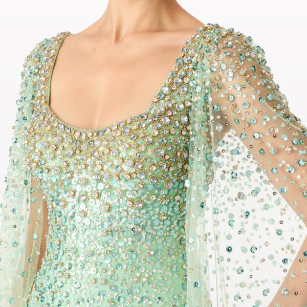 Jenny Packham  Green gown