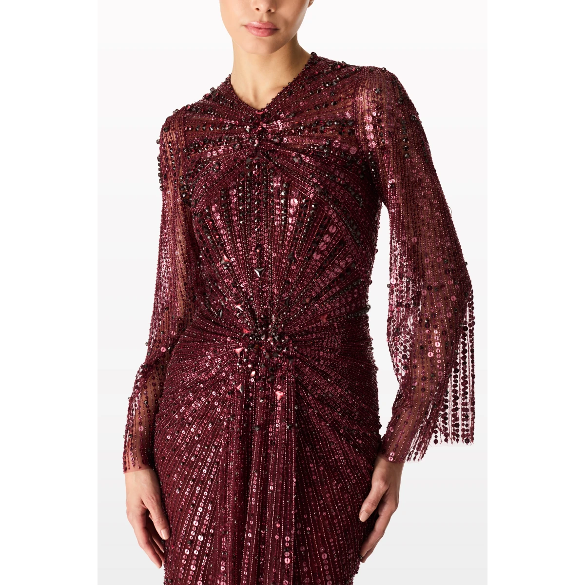 Jenny Packham  Red gown