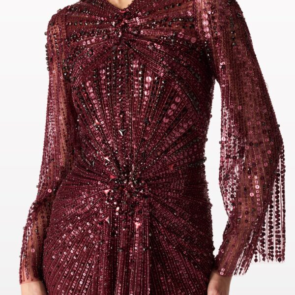 Jenny Packham  Red gown