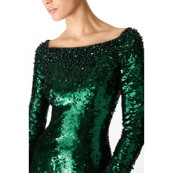 Jenny Packham  Green gown