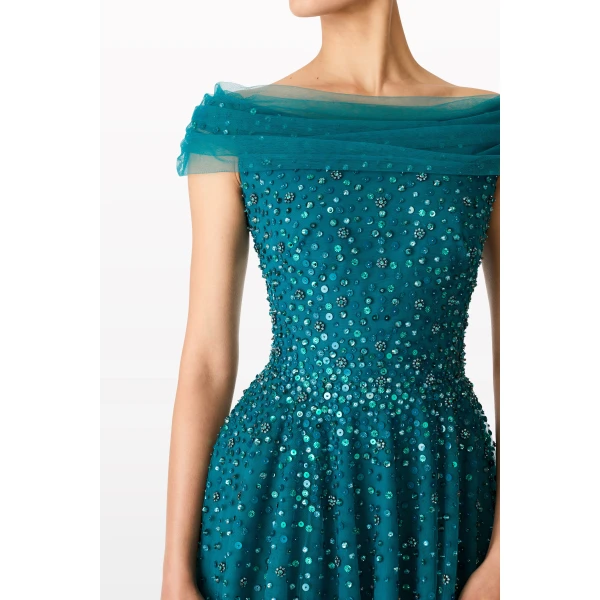 Jenny Packham  Blue gown