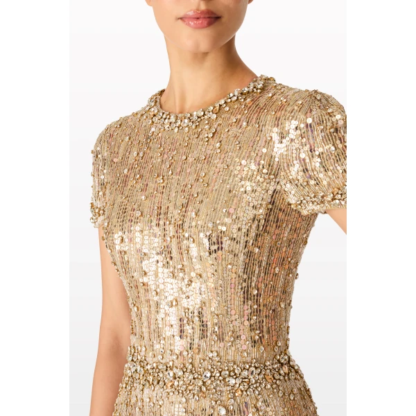 Jenny Packham  Gold gown