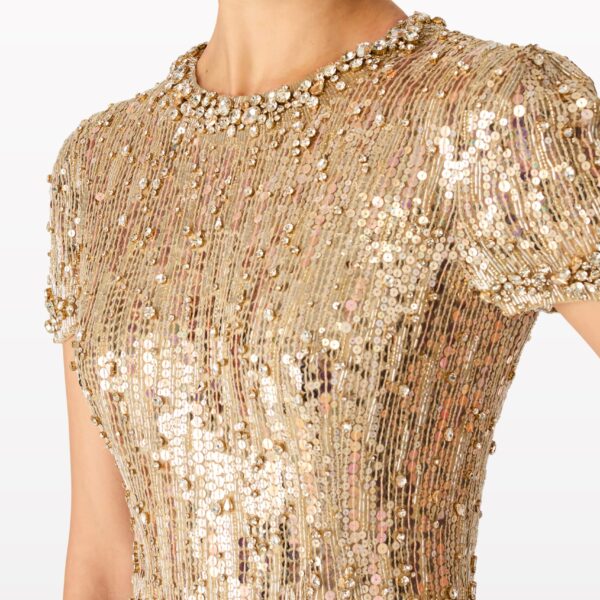Jenny Packham  Gold gown