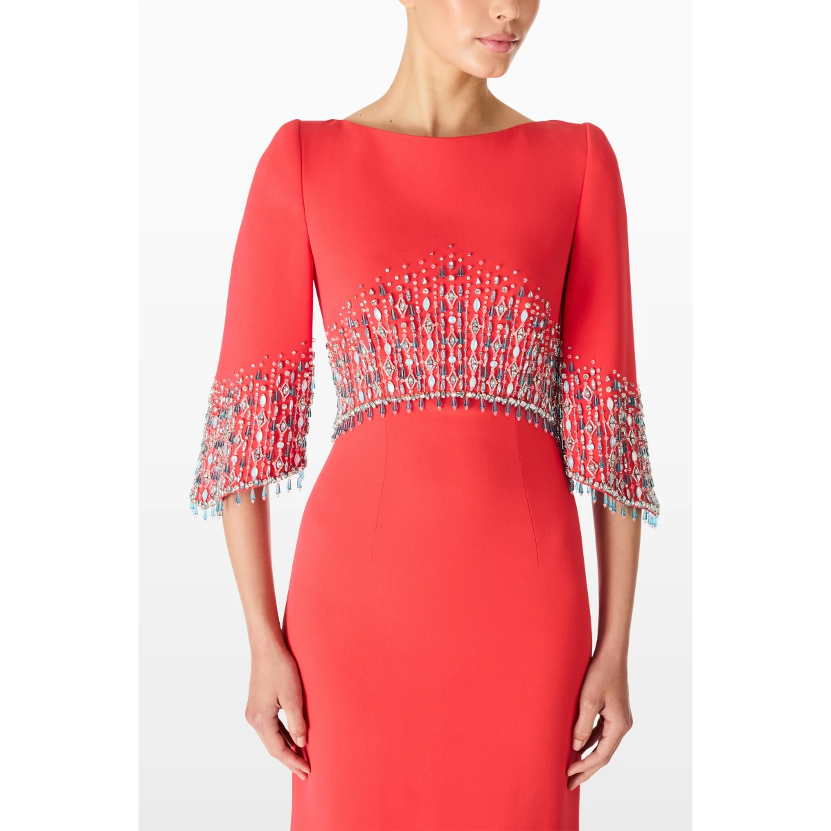 Jenny Packham  Red gown