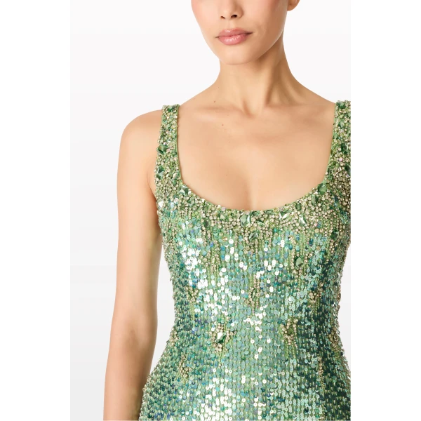 Jenny Packham  Green gown
