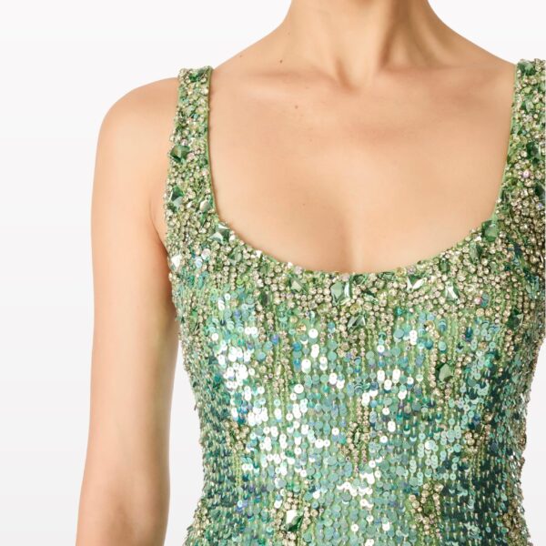 Jenny Packham  Green gown