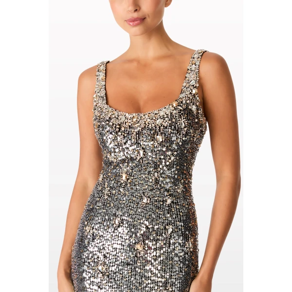 Jenny Packham  Silver gown