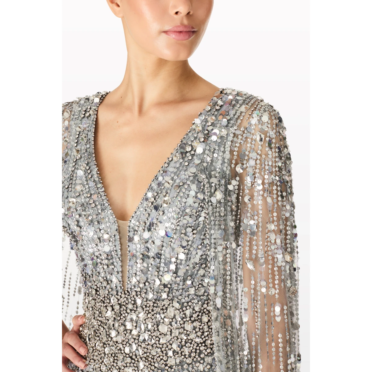 Jenny Packham  Silver gown