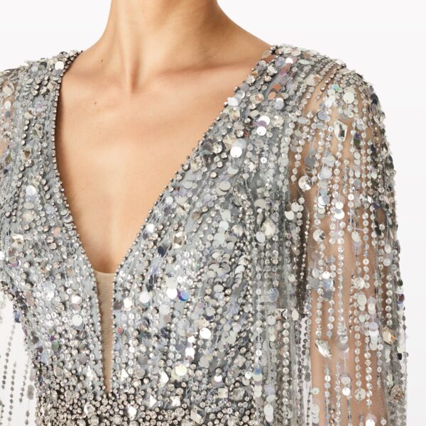 Jenny Packham  Silver gown