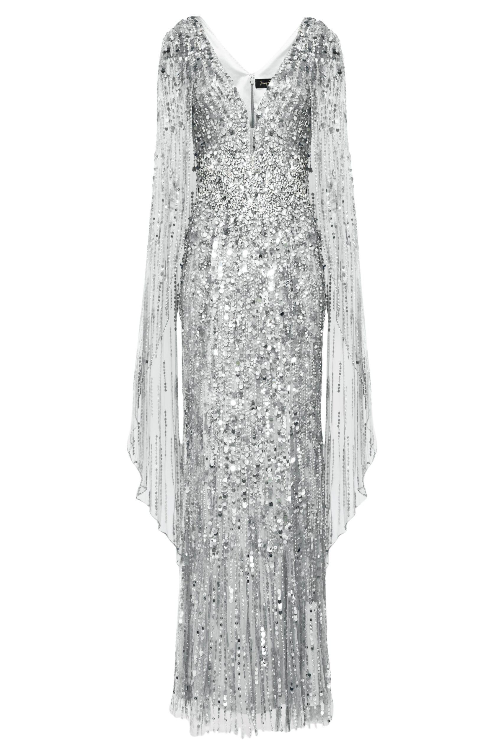Jenny Packham Honey Pie Silver Gown