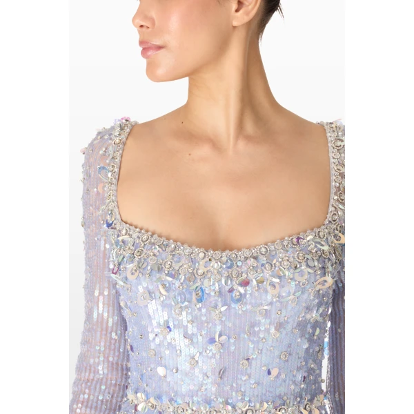 Jenny Packham  Purple gown