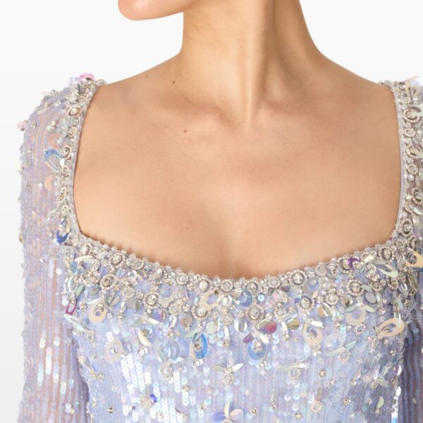 Jenny Packham  Purple gown
