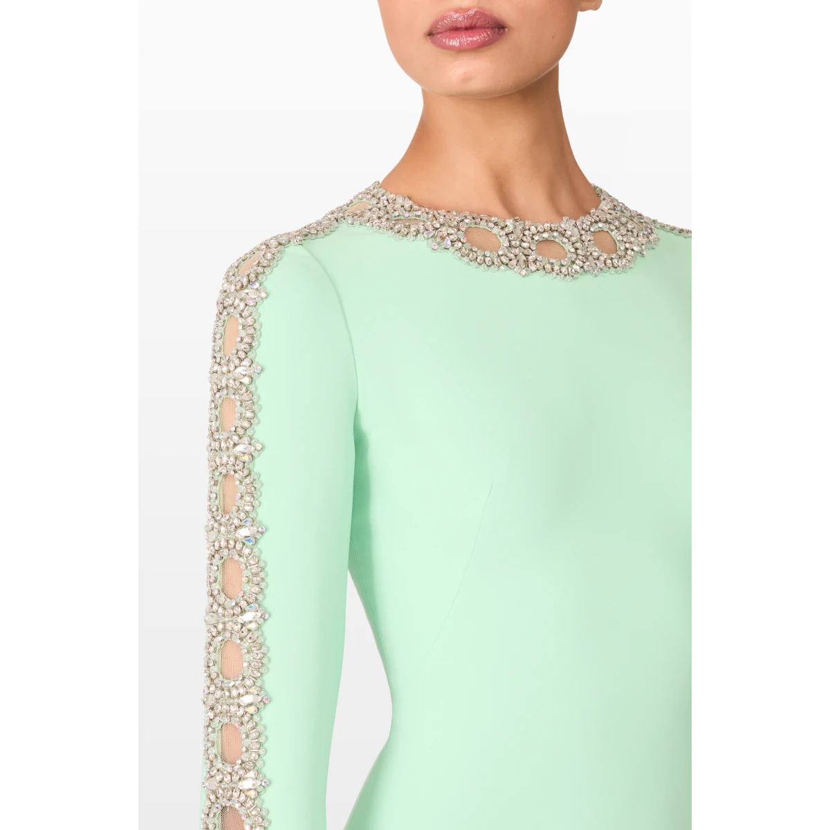 Jenny Packham  Green gown
