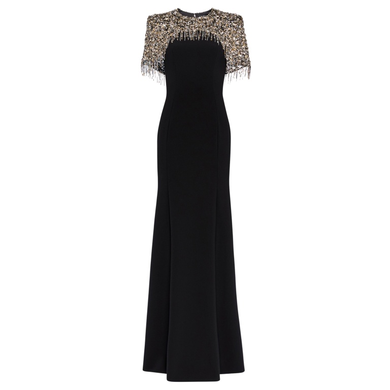 Jenny Packham black gown
