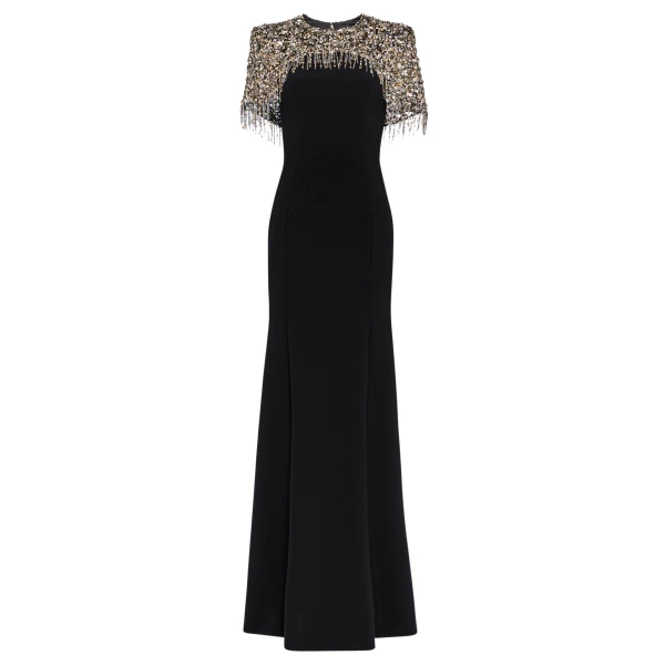 Jenny Packham black gown