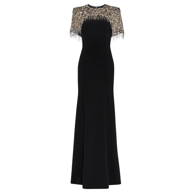 Jenny Packham black gown