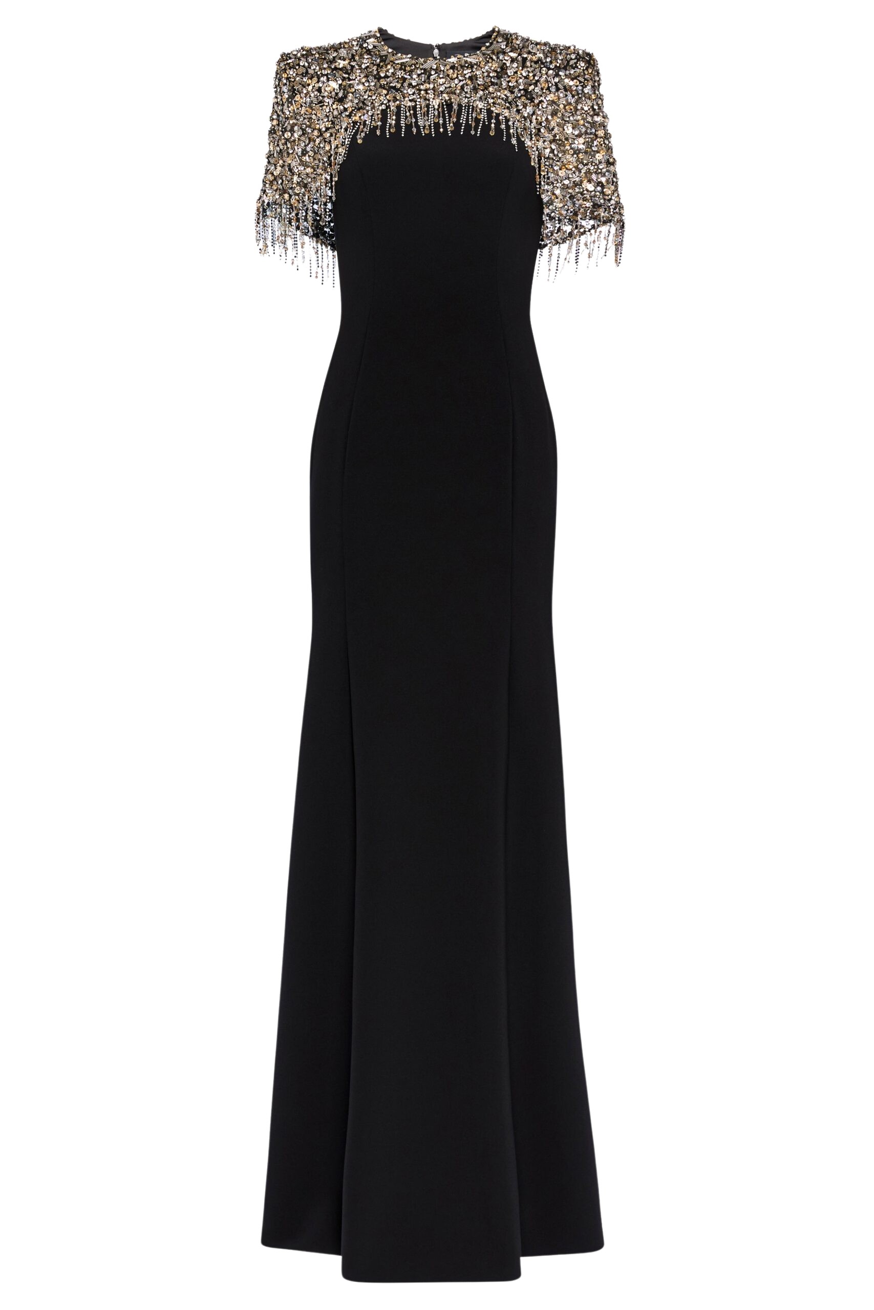 Jenny Packham Rana Black Gown