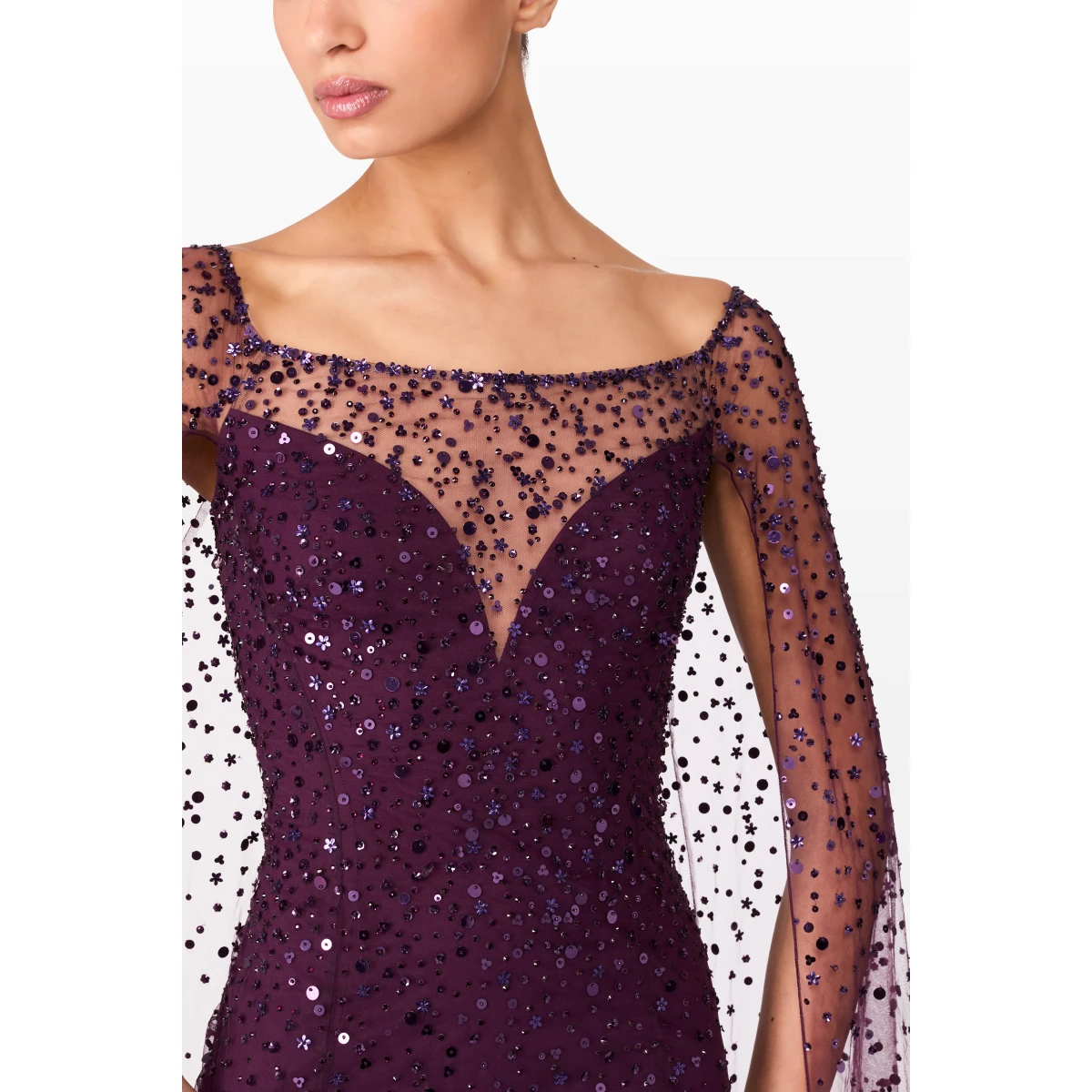 Jenny Packham  Purple gown