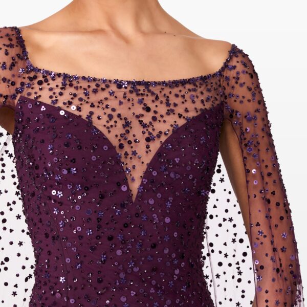 Jenny Packham  Purple gown