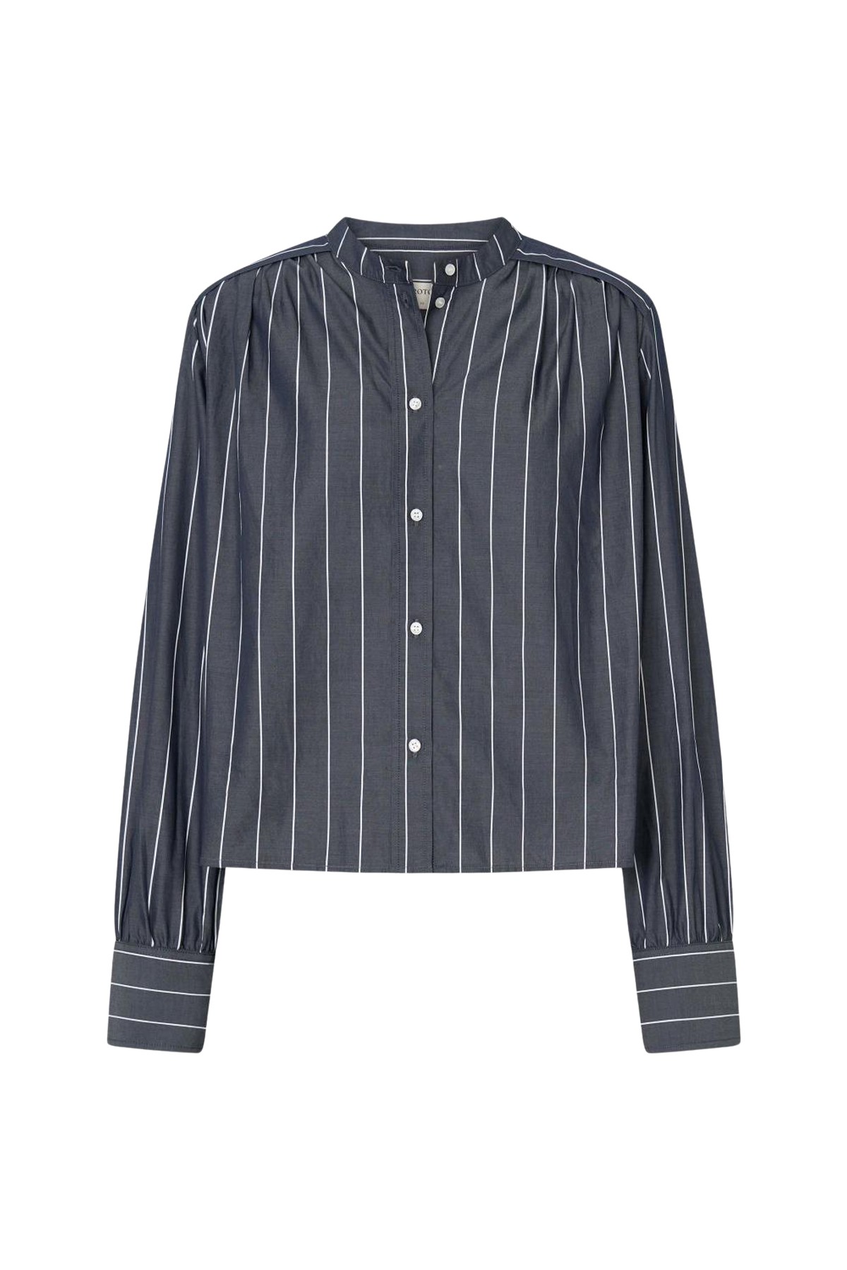 Oroton Fine Stripe Blouse