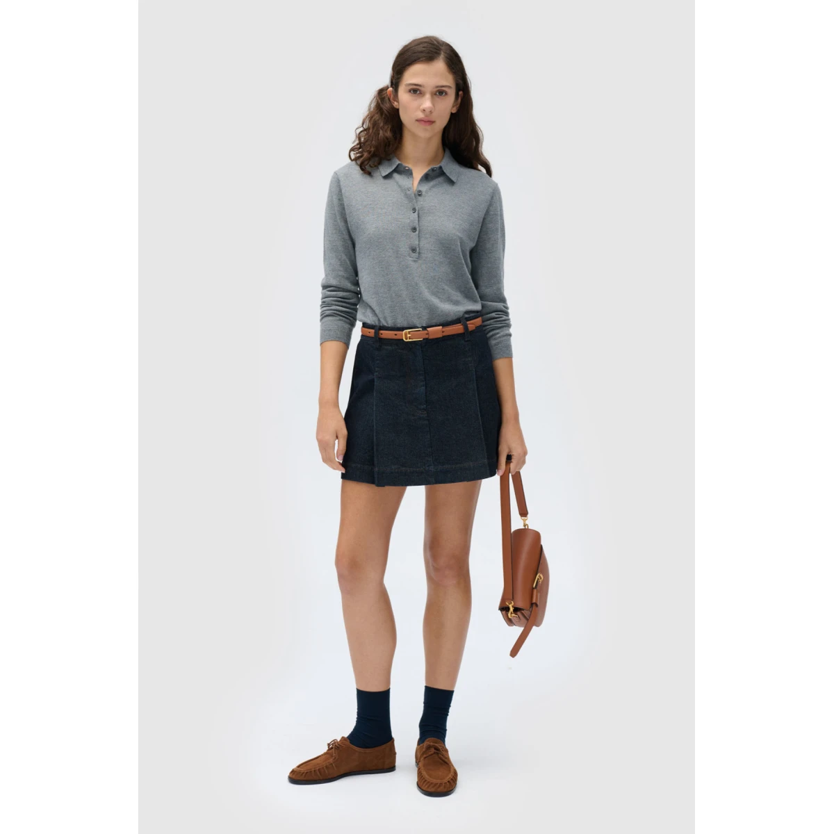 Flora Fine Knit Polo