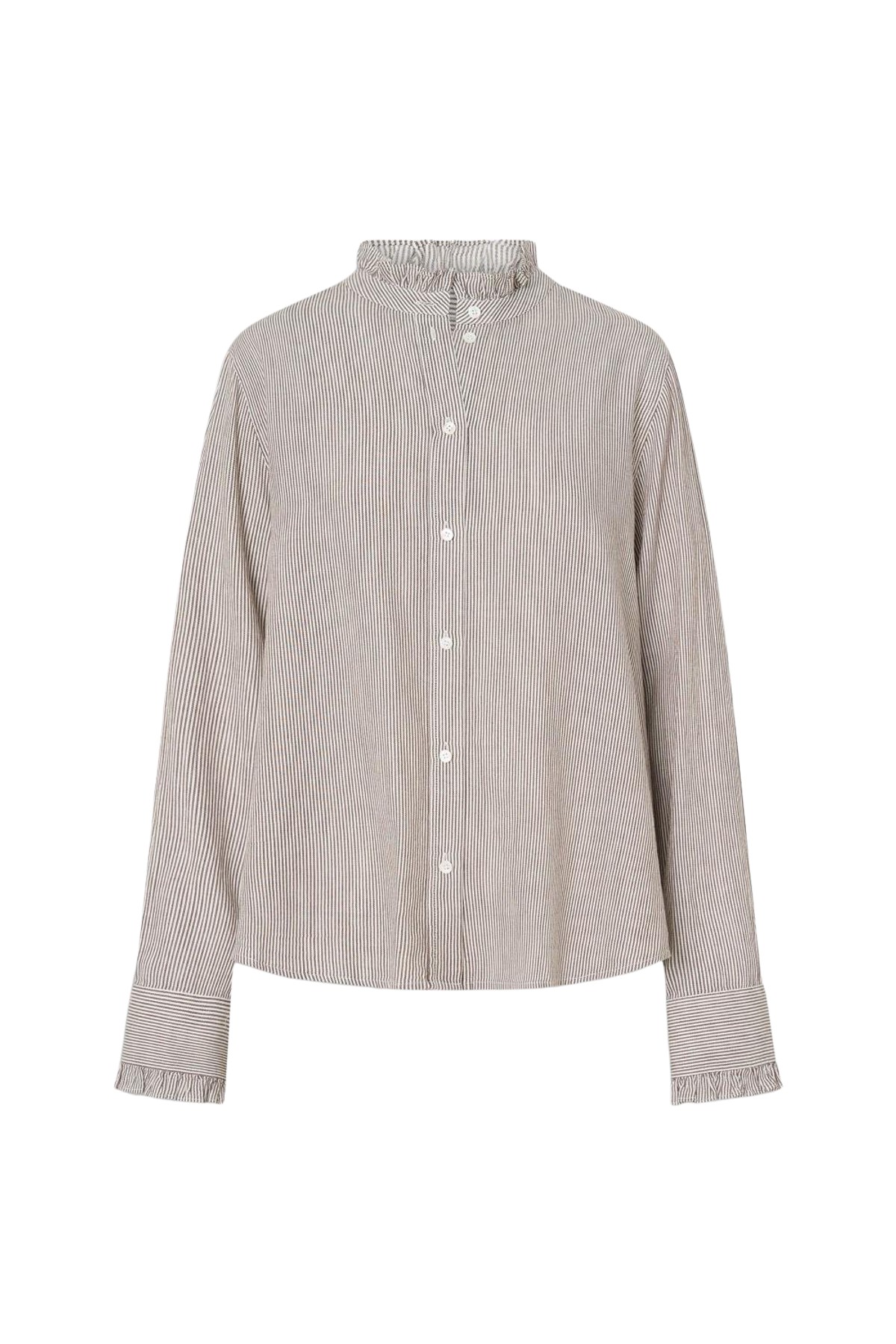 Oroton Mini Ticking Stripe Blouse
