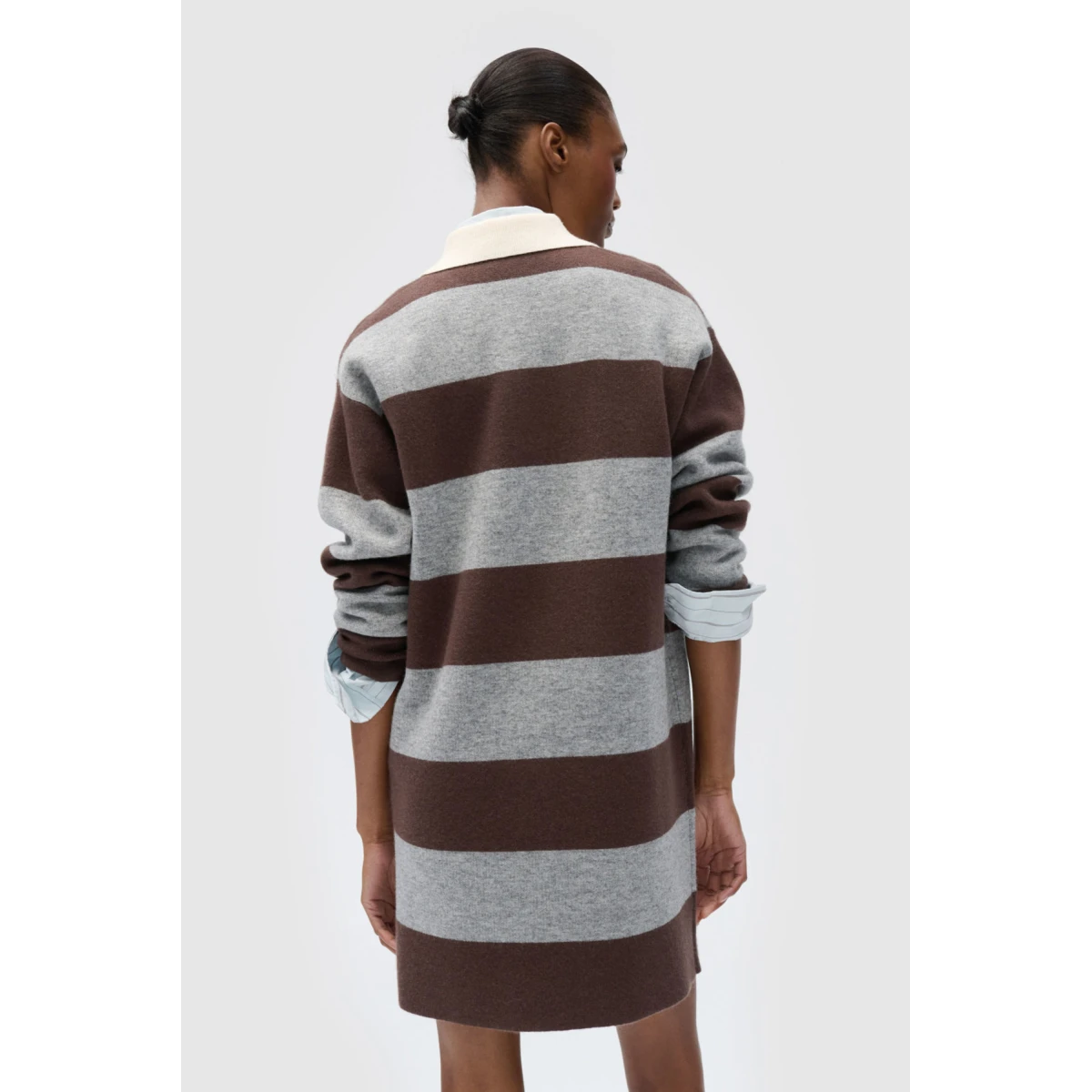 Stripe Rugby Knit Dress