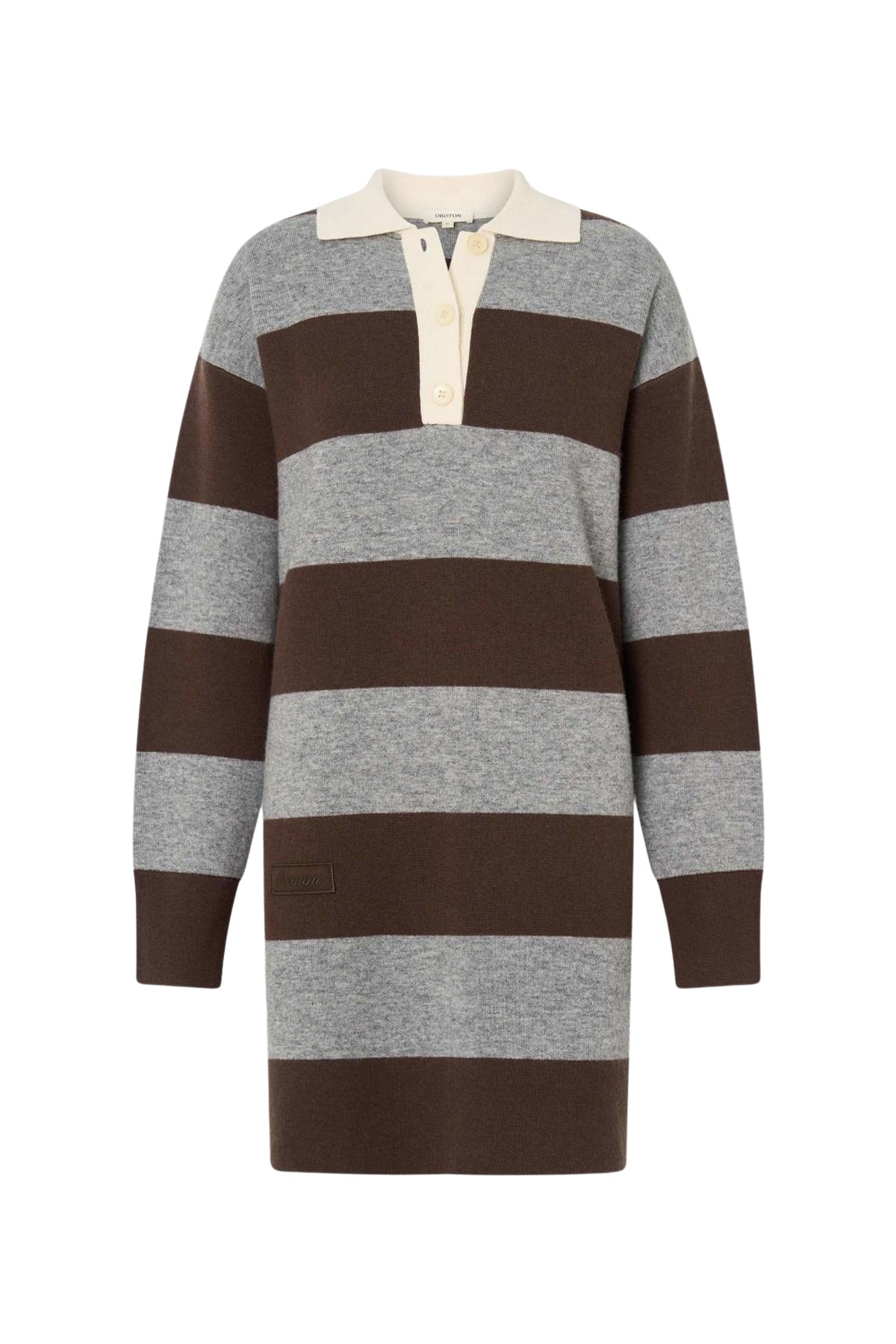 Oroton Stripe Rugby Knit Dress