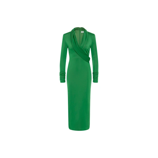 Rebecca Vallance Erin Long Sleeve Midi Dress