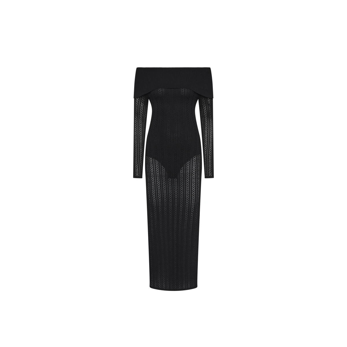 Rebecca Vallance Lorelei Off The Shoulder Midi Dress