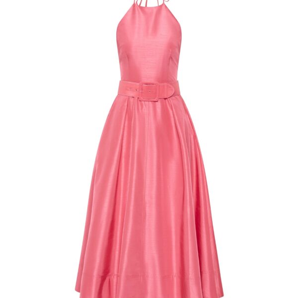 Rebecca Vallance Maple Halter Midi Dress