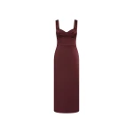 Rebecca Vallance Merlot Strap Midi Dress Rebecca Vallance Merlot Strap Midi Dress