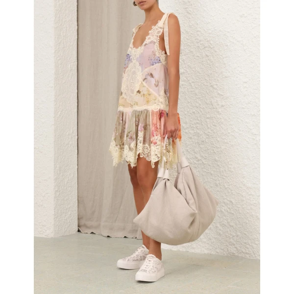 ワンピース ZIMMERMANN SANGALLO LACE MINI DRESS ZIMMERMANN - SANGALLO LACE MINI DRESS - Eleonora Bonucci